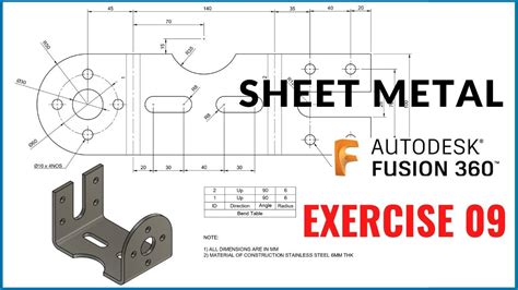 sheet metal design fusion 360